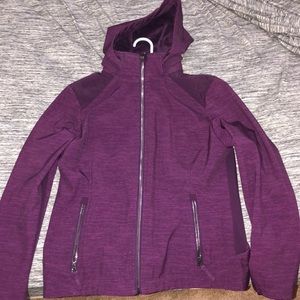 Free country rain jacket. Removable hat